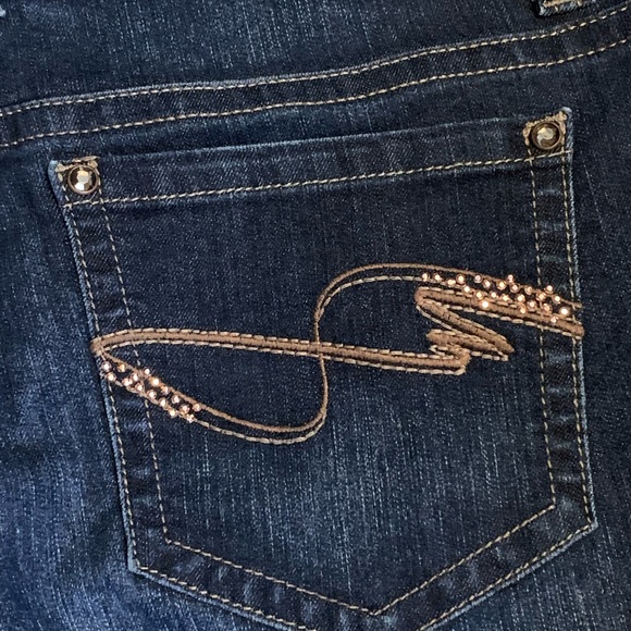 Ladies New Directions Weekend Denim Capris Size 6 - Picture 4 of 5